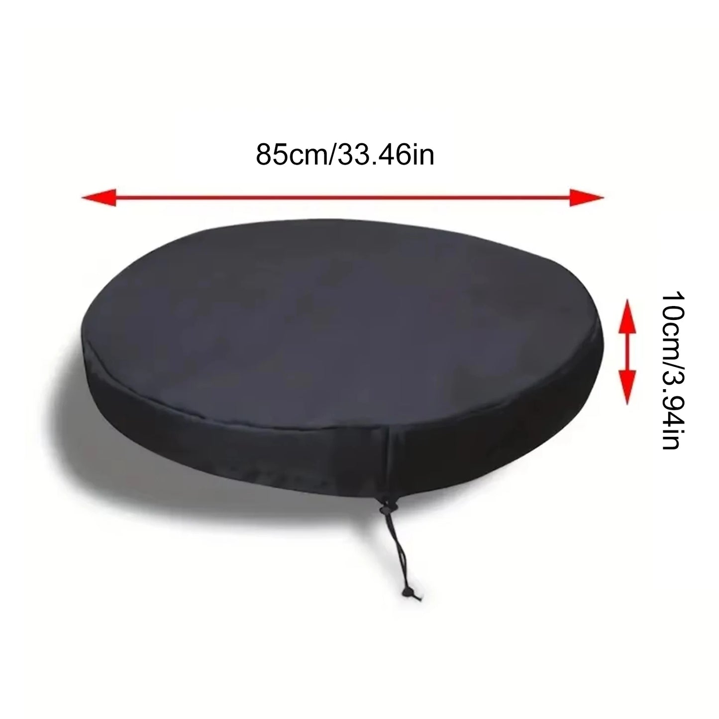 210D Oxford Cloth Drum Lid Cover Waterproof Stock Tank Pool Cover UV Resistant for Water Barrel Trash Can All-Weather Protection Peaceful Pleasures Health and Wellness