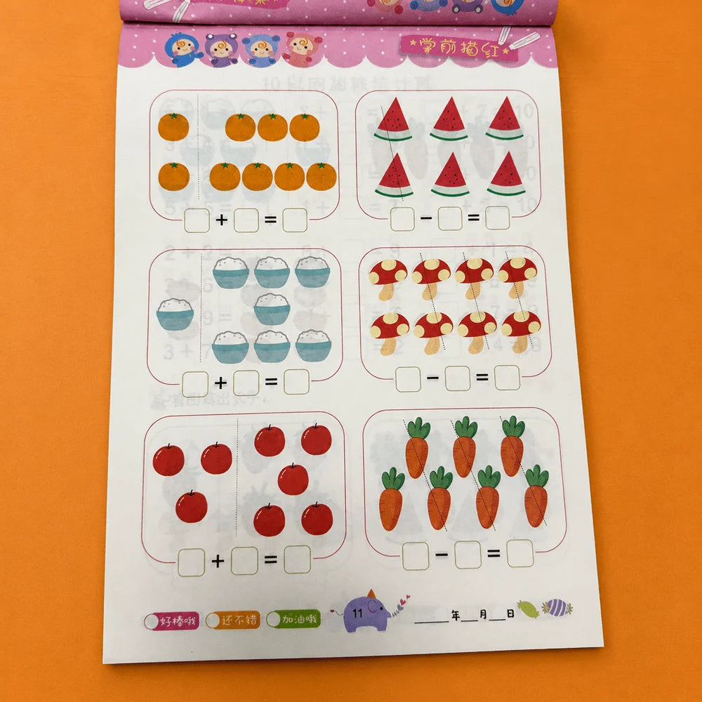 Preschool Math Workbook Addition Subtraction Within 20 78 Pages Kids