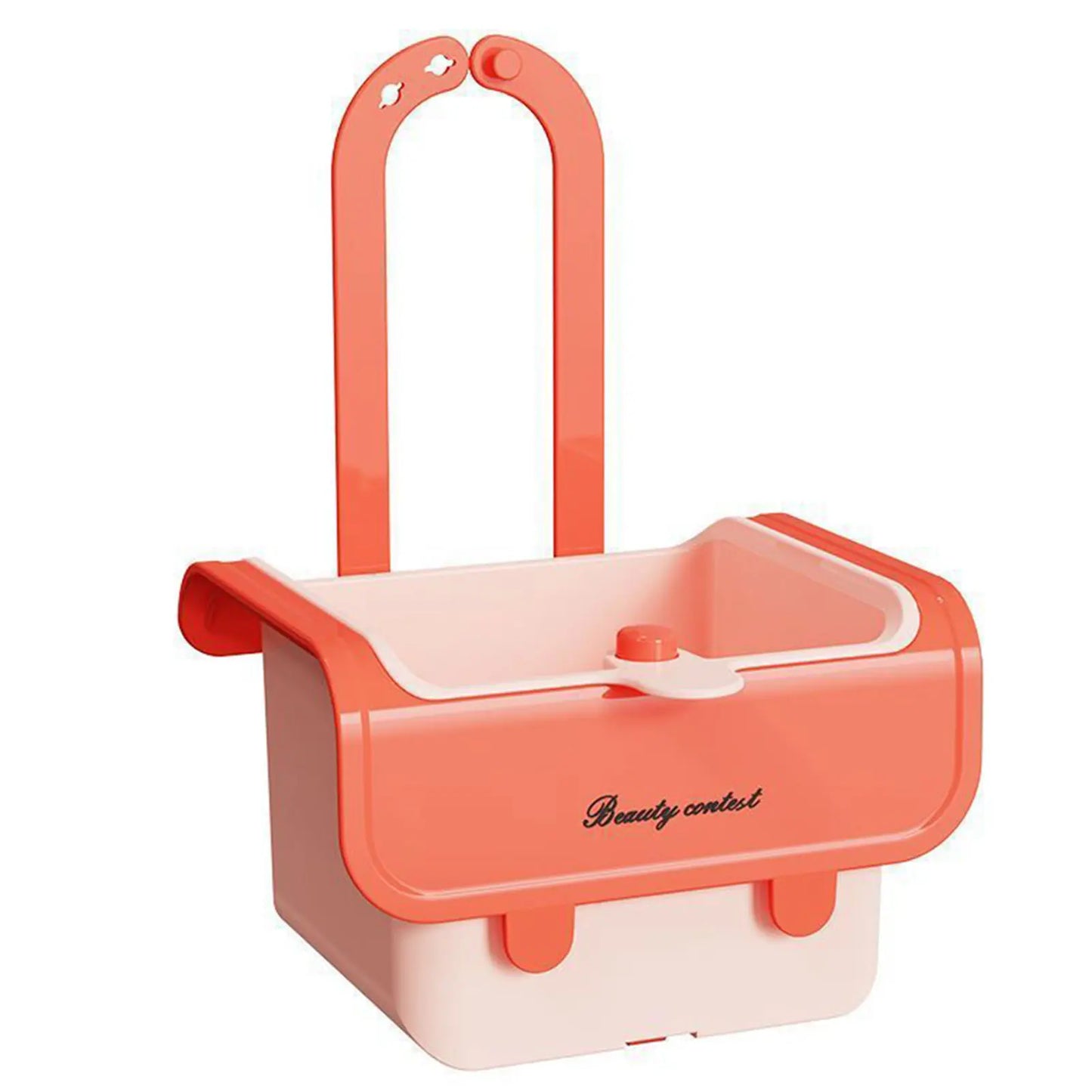 Hangable Kitchen Drainer Self-Cleaning Sink Food Catchers Multi-Functional Draining Basket Trash Catchers Kitchen Accessories Peaceful Pleasures Health and Wellness Orange