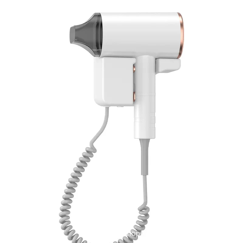 Non Perforated Wall Mounted Hair Dryer 1300W High-Power Fast Drying Negative Ion Hotel And Guesthouse Home Bathroom Hair Dryer Peaceful Pleasures Health and Wellness 220V-1600W