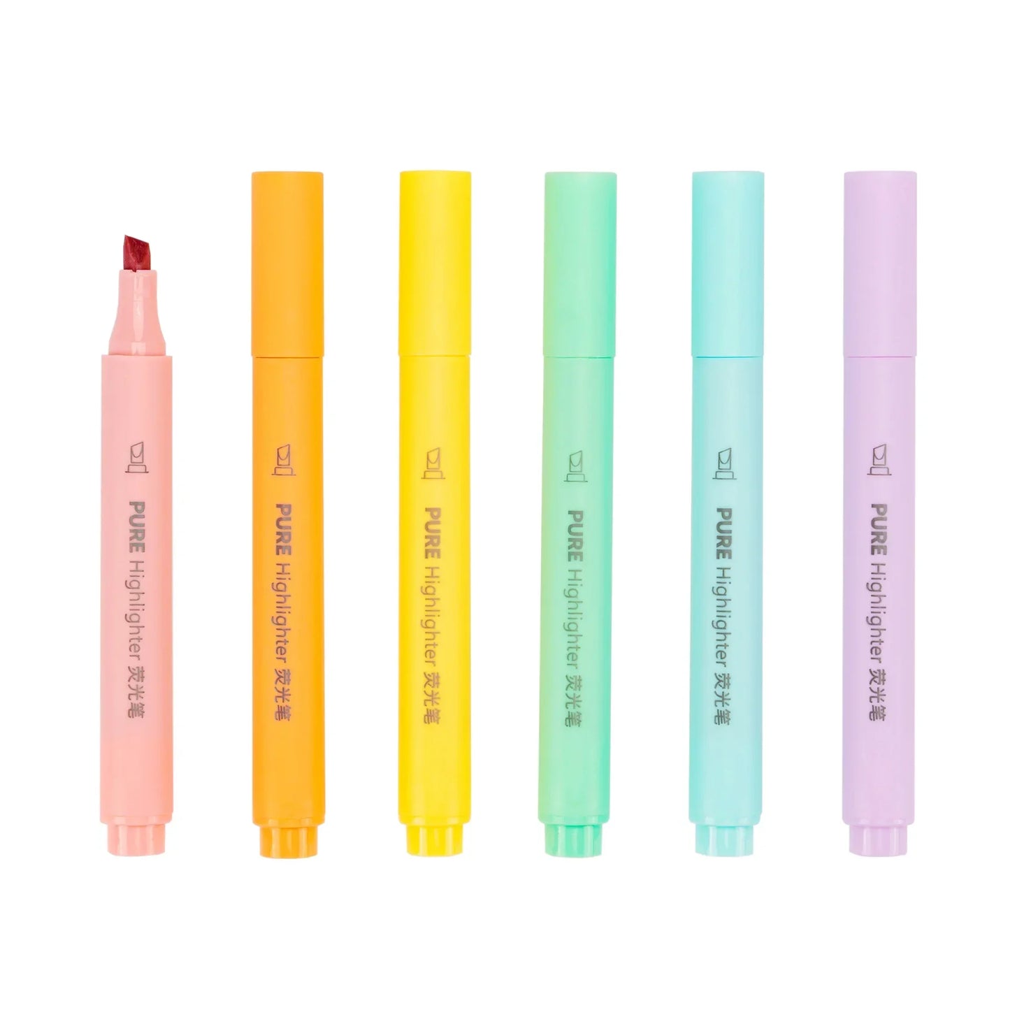 6-Pack Pastel Highlighter Pens | Macaron Colors for School & Office
