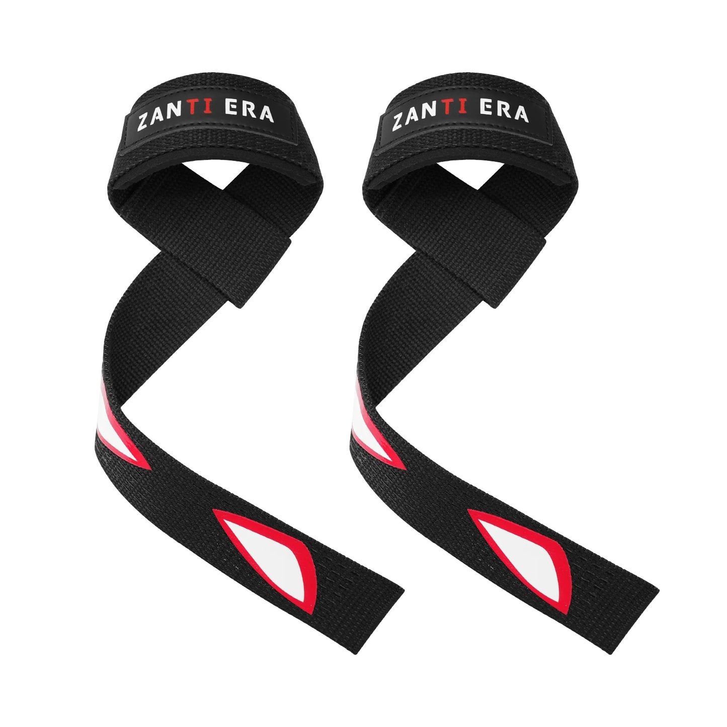 1pair Hard Pull Wrist Lifting Straps Grips Band-Deadlift Straps with Neoprene Cushioned Wrist Padded and Anti-Skid Silicone - f Peaceful Pleasures Health and Wellness black