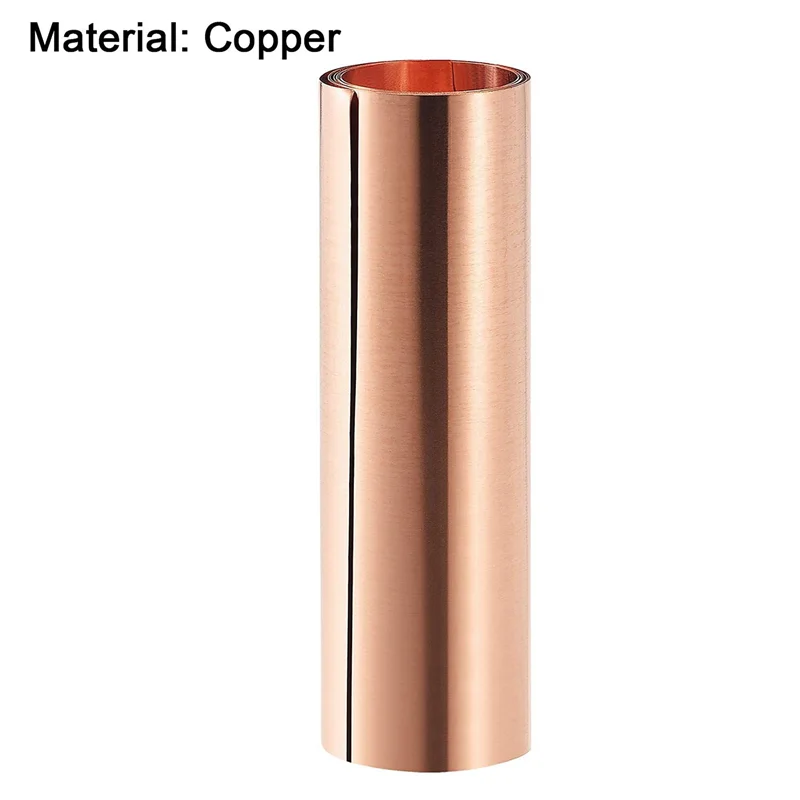 A36T-3X Copper Sheet Roll, Metal Foil Plate 1000Mm X 100Mm X 0.03Mm Peaceful Pleasures Health and Wellness