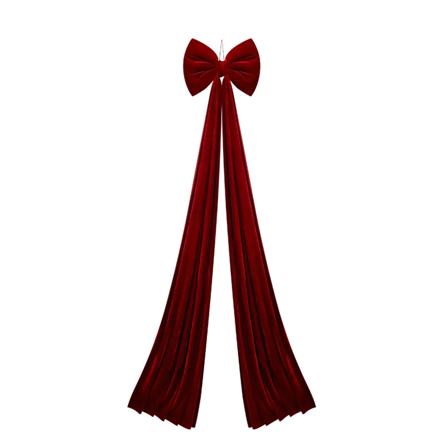 Extra Large Red Velvet Christmas Tree Topper Bow | 200cm