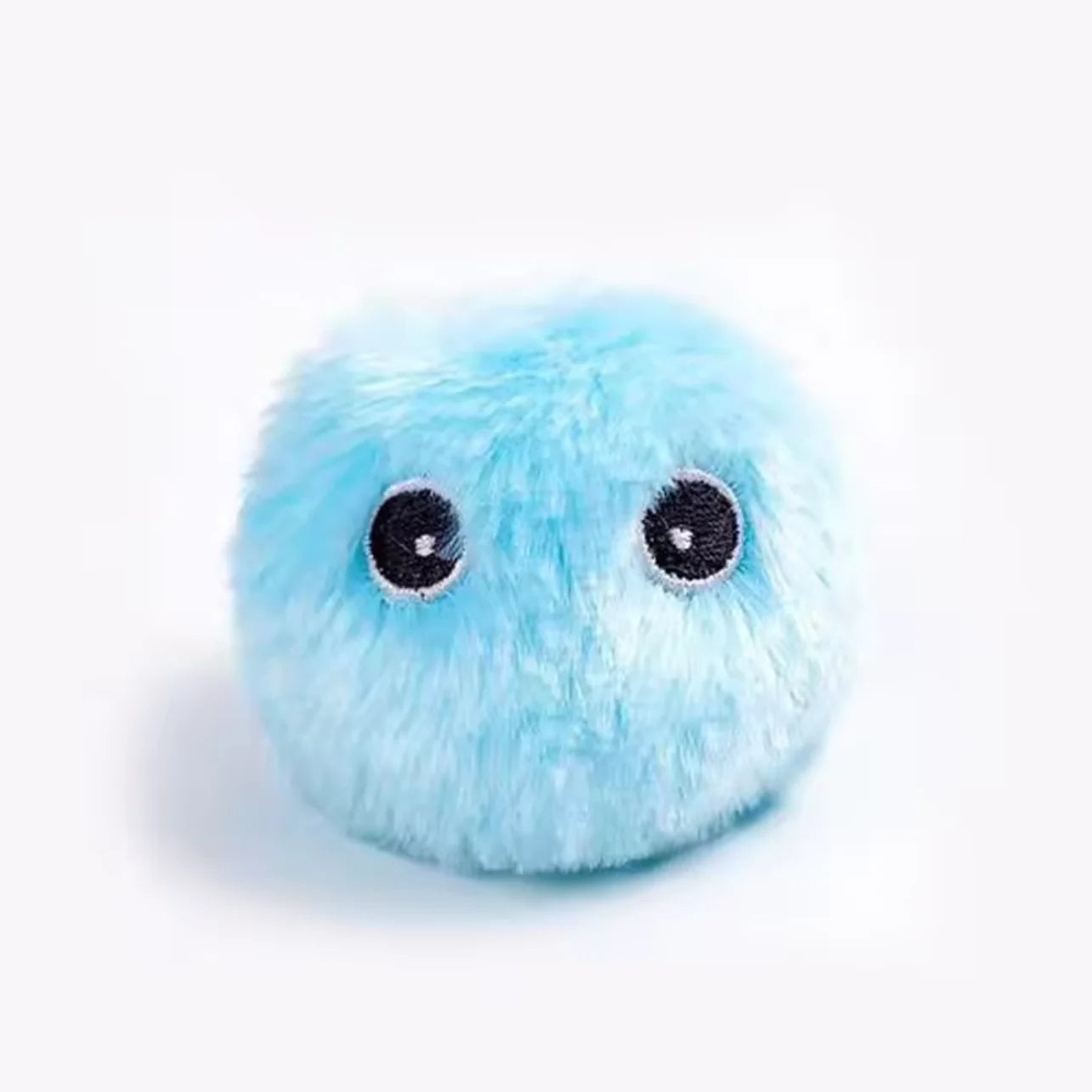 Interactive Electric Catnip Ball Cat Toy – Plush Squeaky Kitten