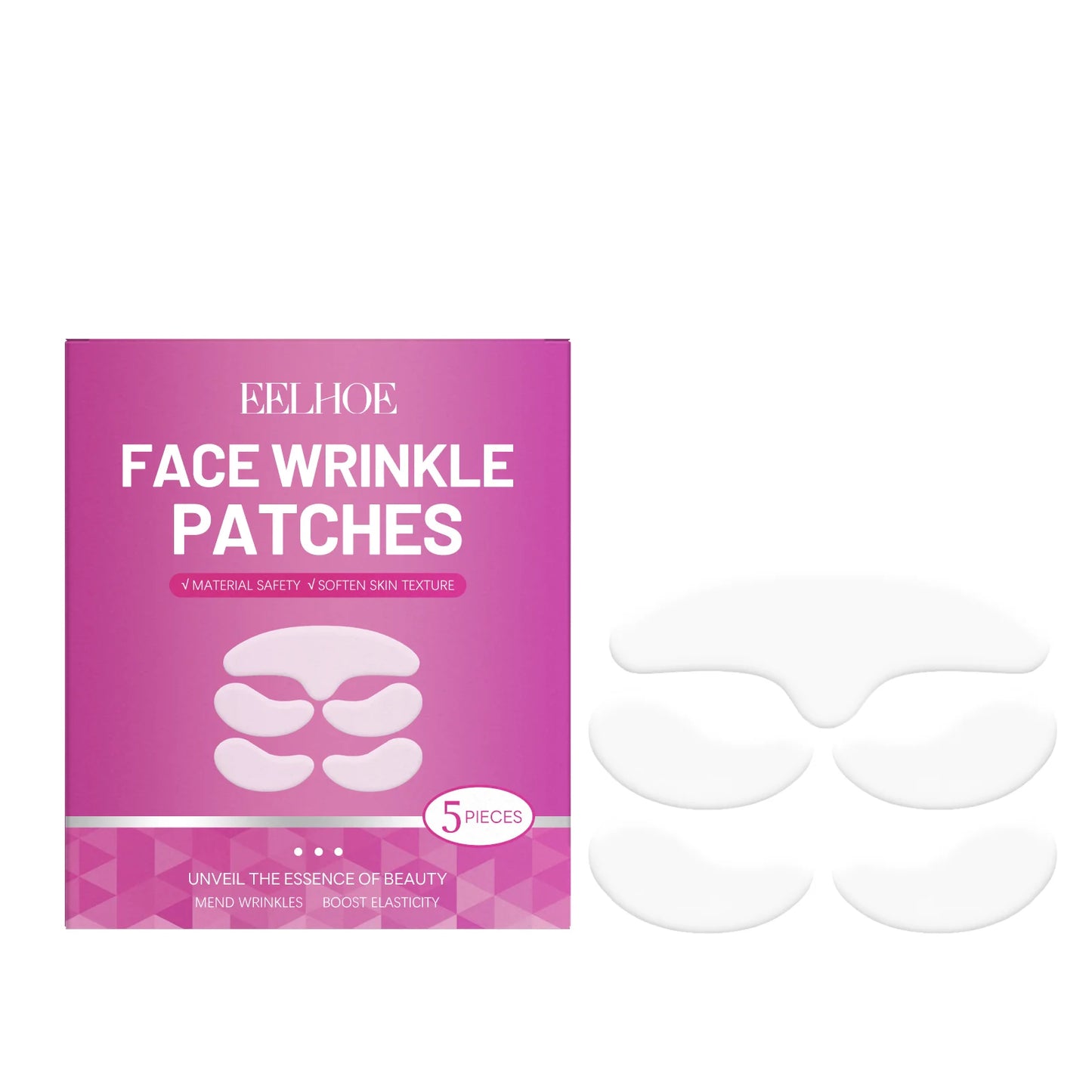 EELHOE Anti-Wrinkle Face Patches – Lifting & Firming 5pc Anti-Wrinkle Face Patch Peaceful Pleasures Health and Wellness 5pcs Boxed