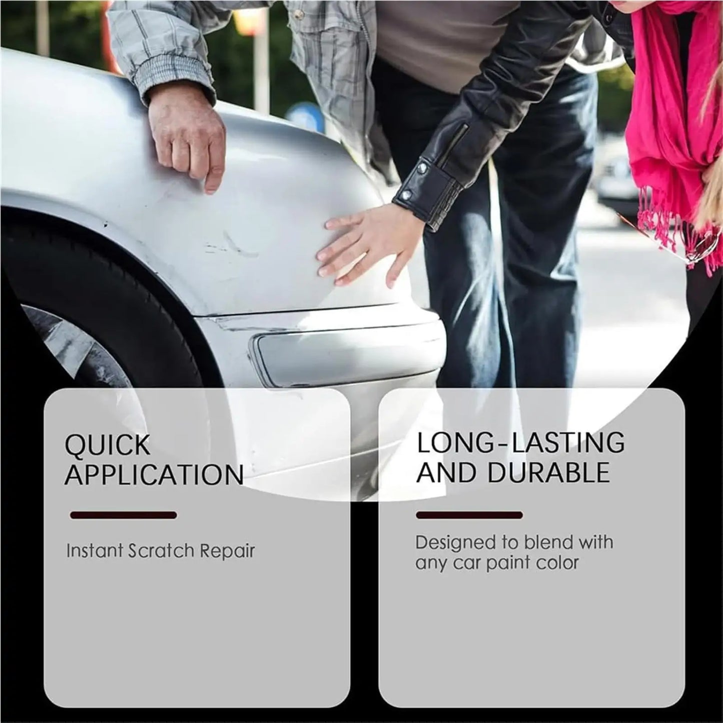 100ml Car Trim Restorer | Scratch Repair Coating for Plastic & Rubber