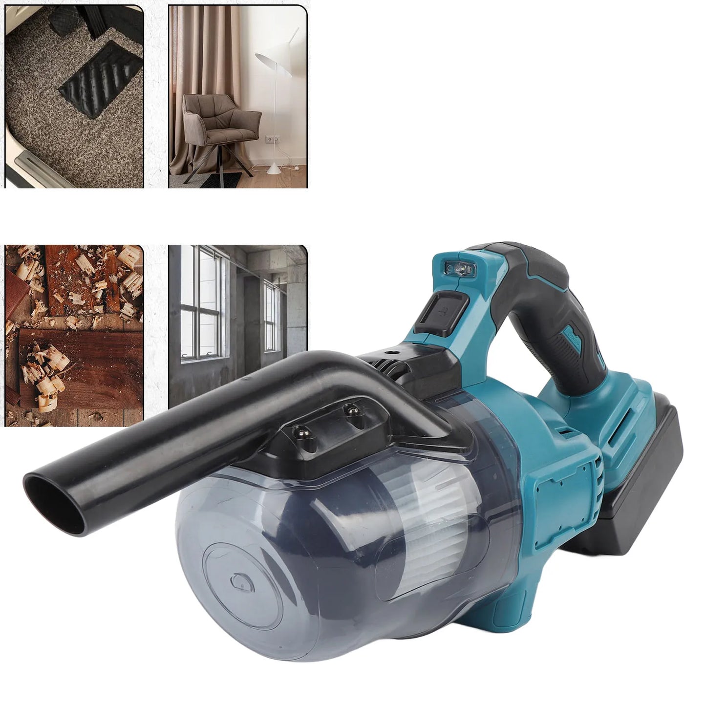18V Car Vacuum Cleaner Cordless BL18 Series Battery Powered 125AW