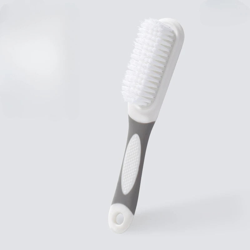 Long-Handle Soft Bristle Shoe Brush | Multifunctional Cleaner Shoe Cleaning Brush Peaceful Pleasures Health and Wellness Grey