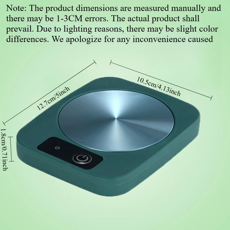 Smart 55 Degrees Warm Cup Warmer EU US Plug 220V 110V Insulated Heating Pad Heating Coaster for Milk Coffee Office Tea Home Use Peaceful Pleasures Health and Wellness green US