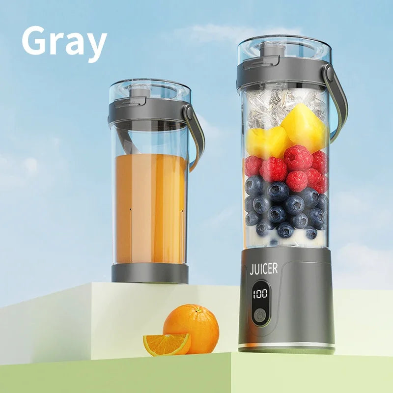 URGGU 600ml Portable Blender – USB Rechargeable Smoothie Maker