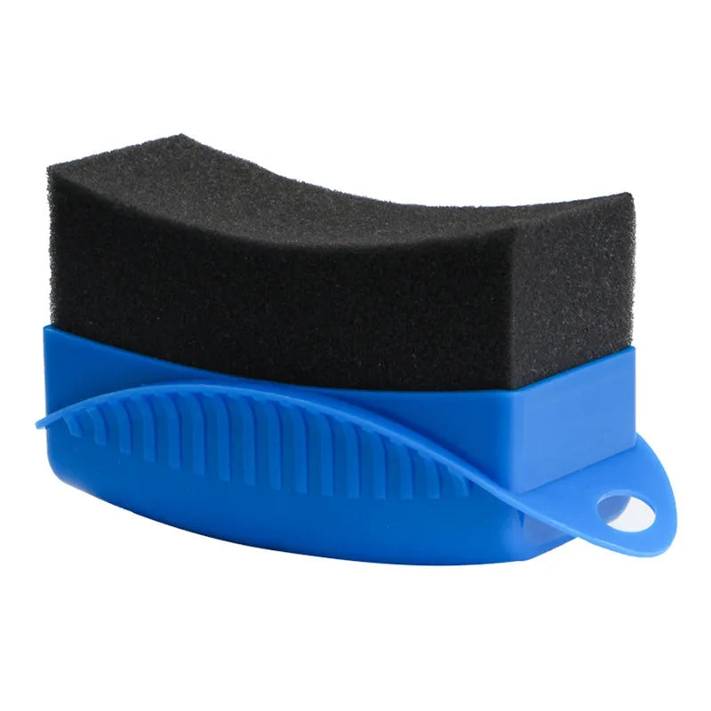 Car Sponge Brushes Tires with Lids Polishing Waxing Oiling Waxing Sponge Wiping Tire Cleaning Brushes Cleaning Tool Peaceful Pleasures Health and Wellness without cover 2