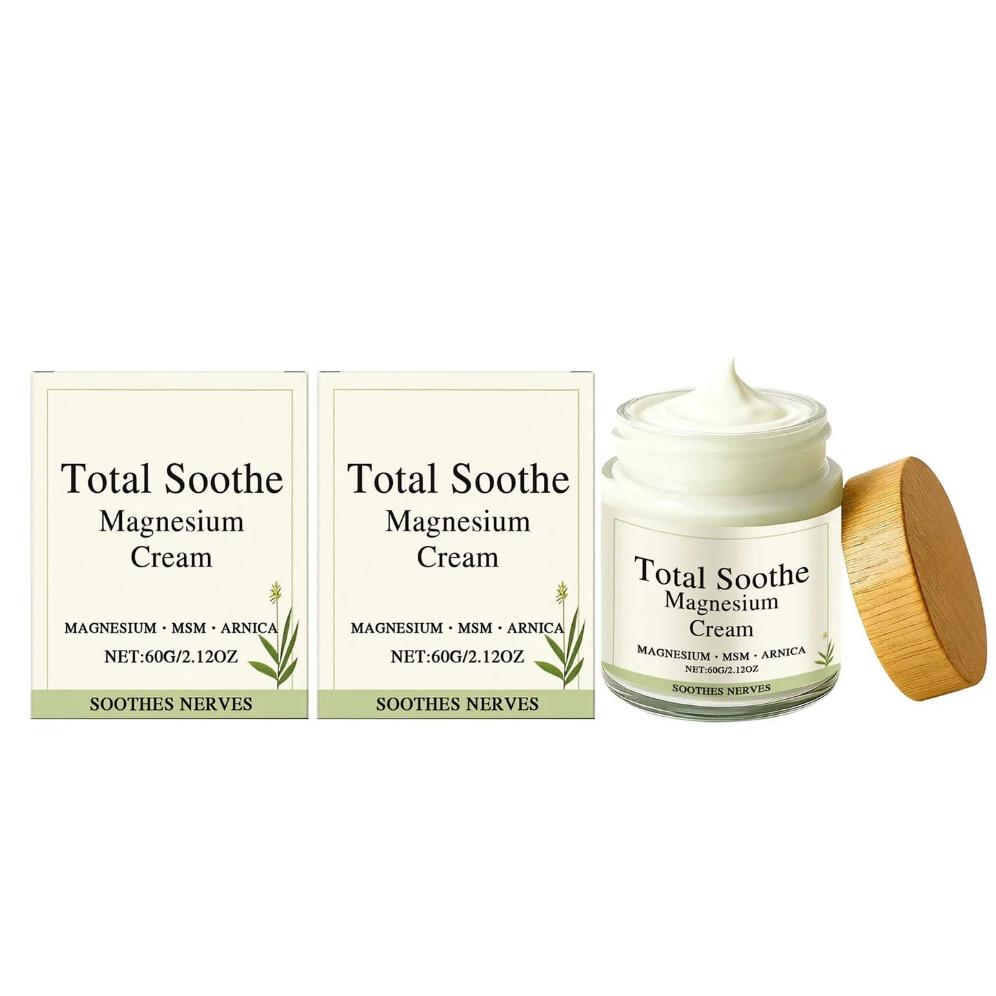 Moisturizing Joint Soothing Cream Nourishing Joint Muscles Relieve Muscle Soreness Reduce Discomfort Muscle Care Massage Cream Peaceful Pleasures Health and Wellness 2 x 60G Boxed