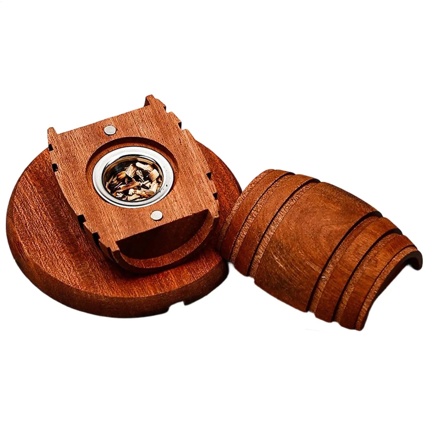 Wooden Whiskey Cocktail Smoker | Spirits Infuser Bar Gift