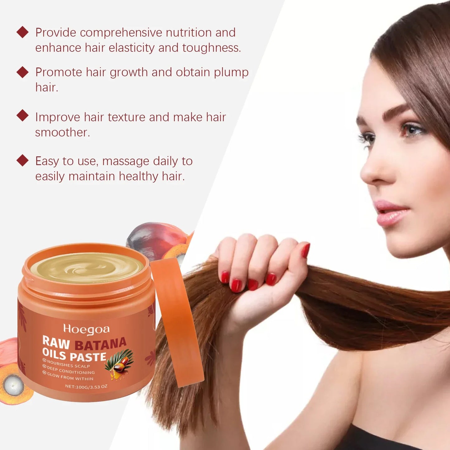 HOEGOA Batana Oil Hair Mask – Repair, Nourish & Smooth Hair