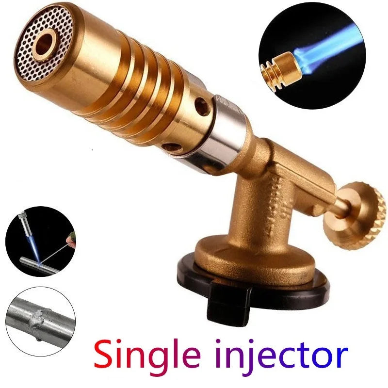 Portable Butane Brazing Torch – Copper Gas Welding Blowtorch Peaceful Pleasures Health and Wellness Golden