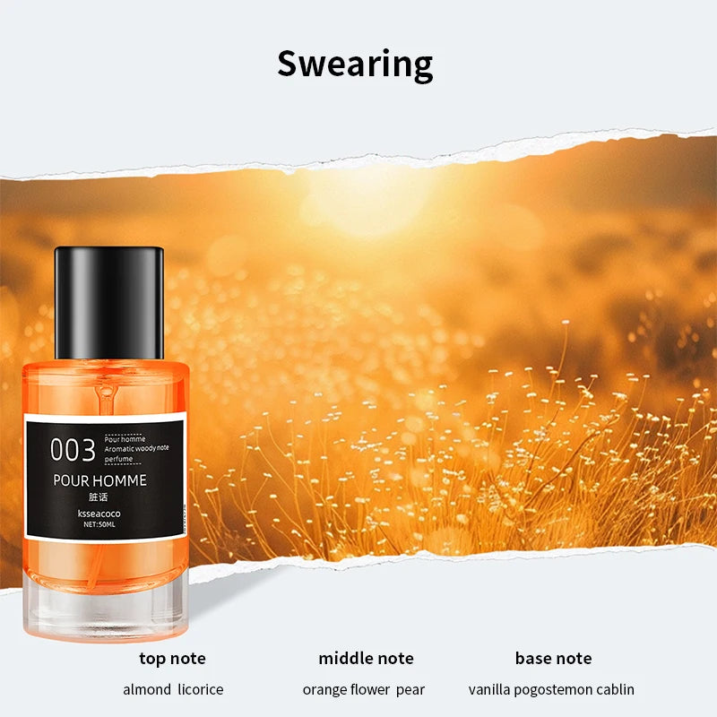 Brand Perfume Lasting Fragrance New Fresh Light Fragrance Tk Hot Selling Elegant Woody Fragrance 50ml Men's And Women's Perfume Peaceful Pleasures Health and Wellness profanity