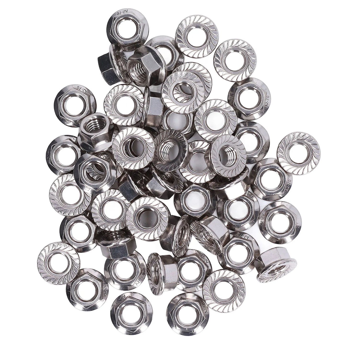 Nut Firm Fixing Good Match Nuts Fastener Standard Design A2-70 Stainless Steel Wide Use for Maintenance for Repair Peaceful Pleasures Health and Wellness