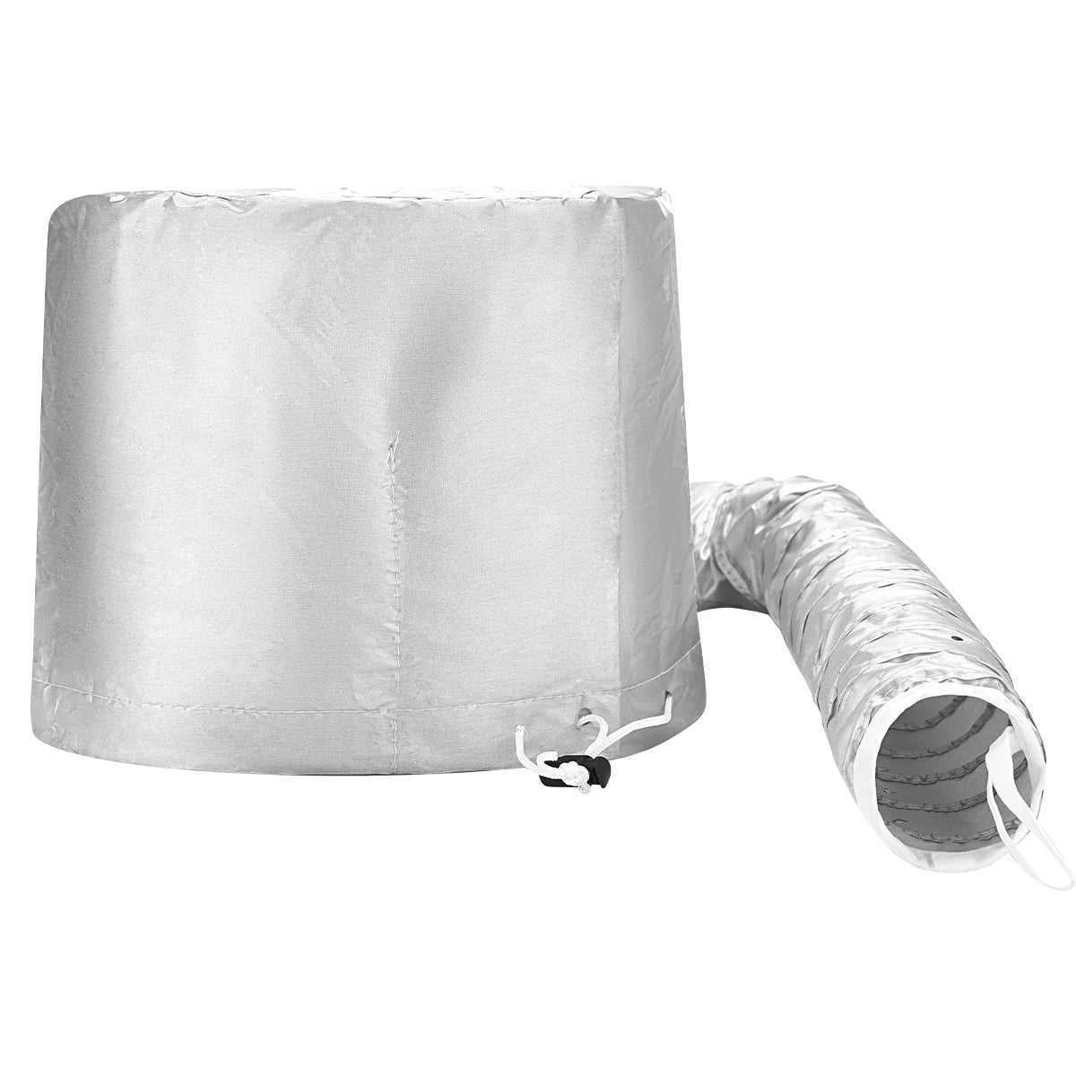 Hair Dryer Hat Drying Hat Quick Warm Air Bonnet Cap for Quick Drying & Styling Portable Energy-Efficient All Hair Types Peaceful Pleasures Health and Wellness silvery