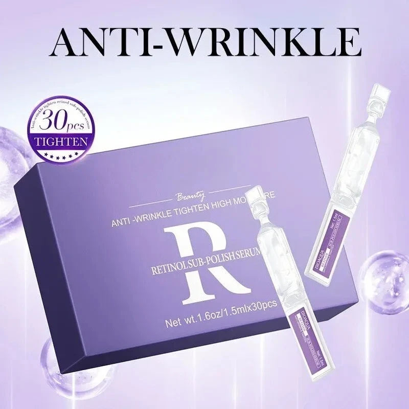 Retinol Vitamin C Hyaluronic Acid Face Serum – 30 Ampoules