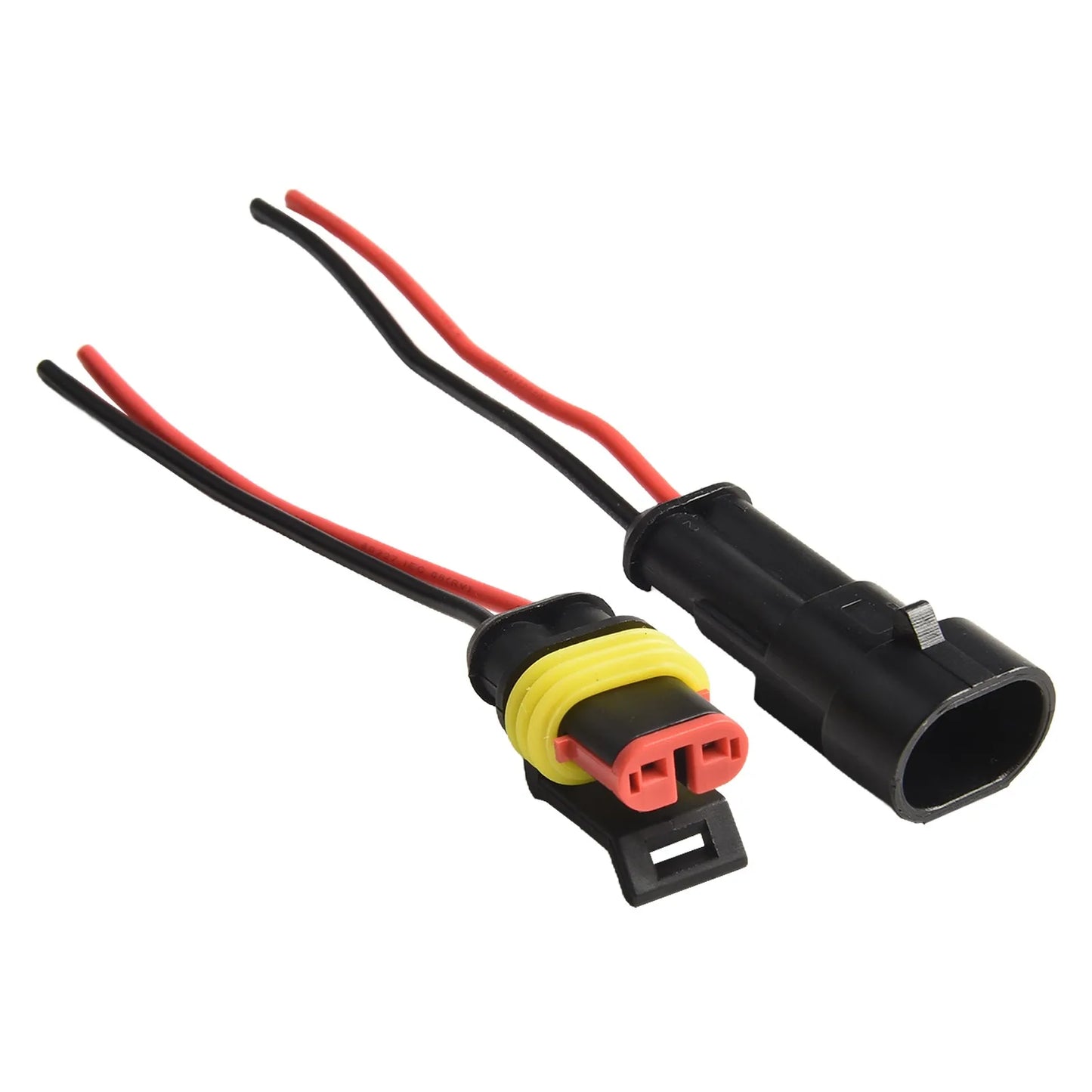 2-Pin Automotive Wire Connectors Male Female Quick Disconnect 5 Sets