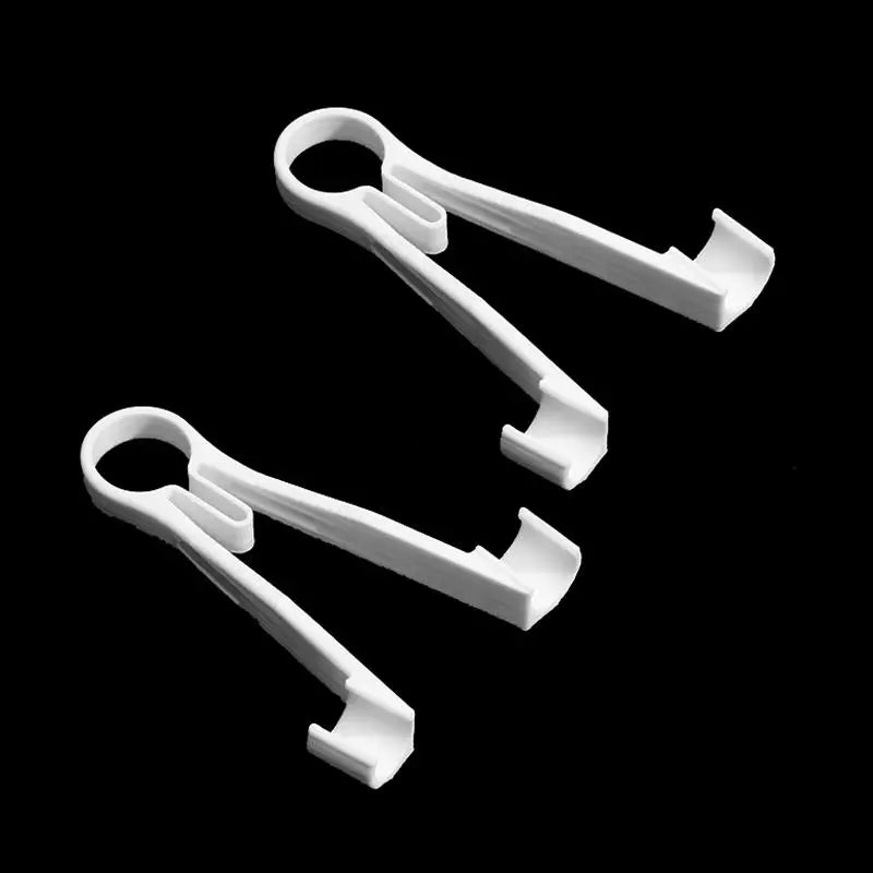 2Pcs 3D Printed Multimeter Probe Holder Universal Test Lead Clip Stand for Electronic Testing Multimeter Accessory Peaceful Pleasures Health and Wellness white