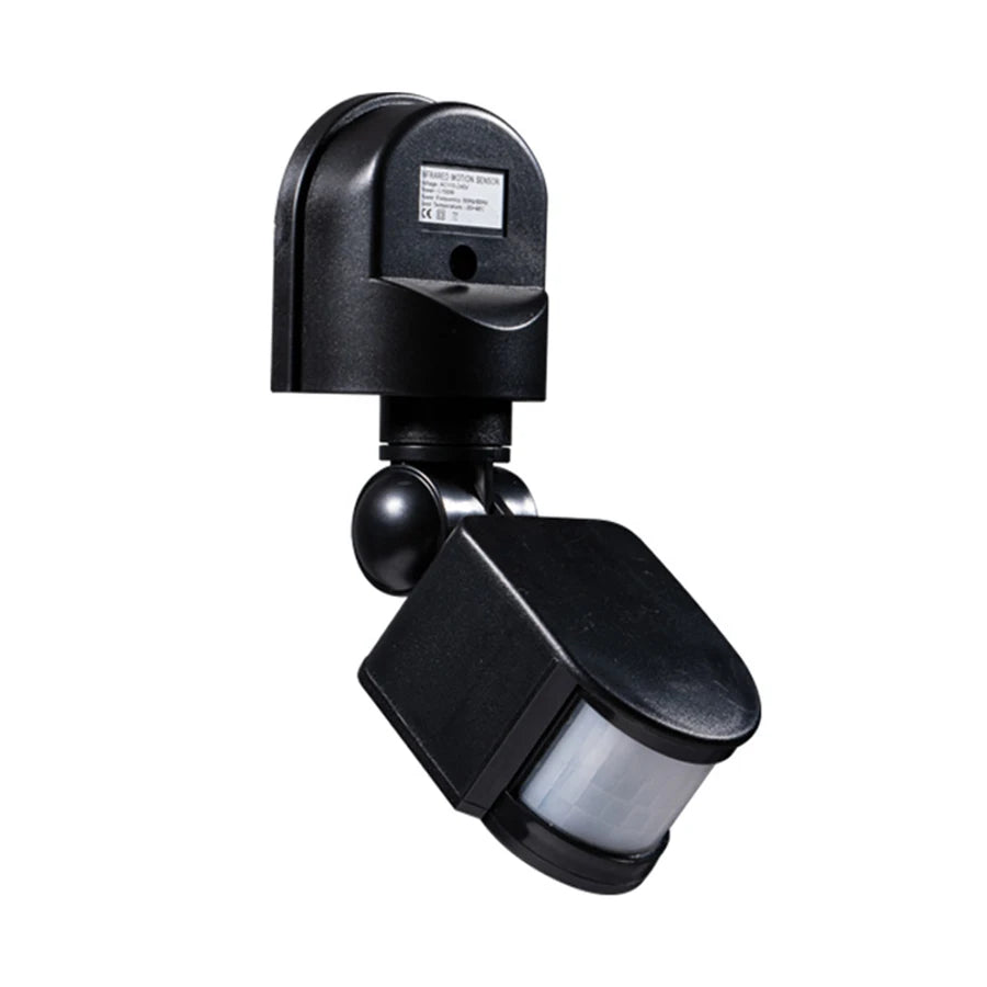 PIR Motion Sensor Detector Smart Switch Timer 110V 220V Human Body Infrared Auto On Off Light For LED Lamp Light Stair Corridor Peaceful Pleasures Health and Wellness Black B