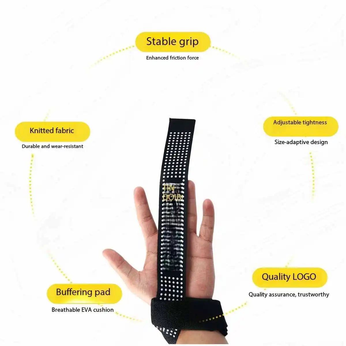 New sports assist belt with silicone anti-slip grip for fitness, resistance training, pull-ups, and deadlifts. Peaceful Pleasures Health and Wellness