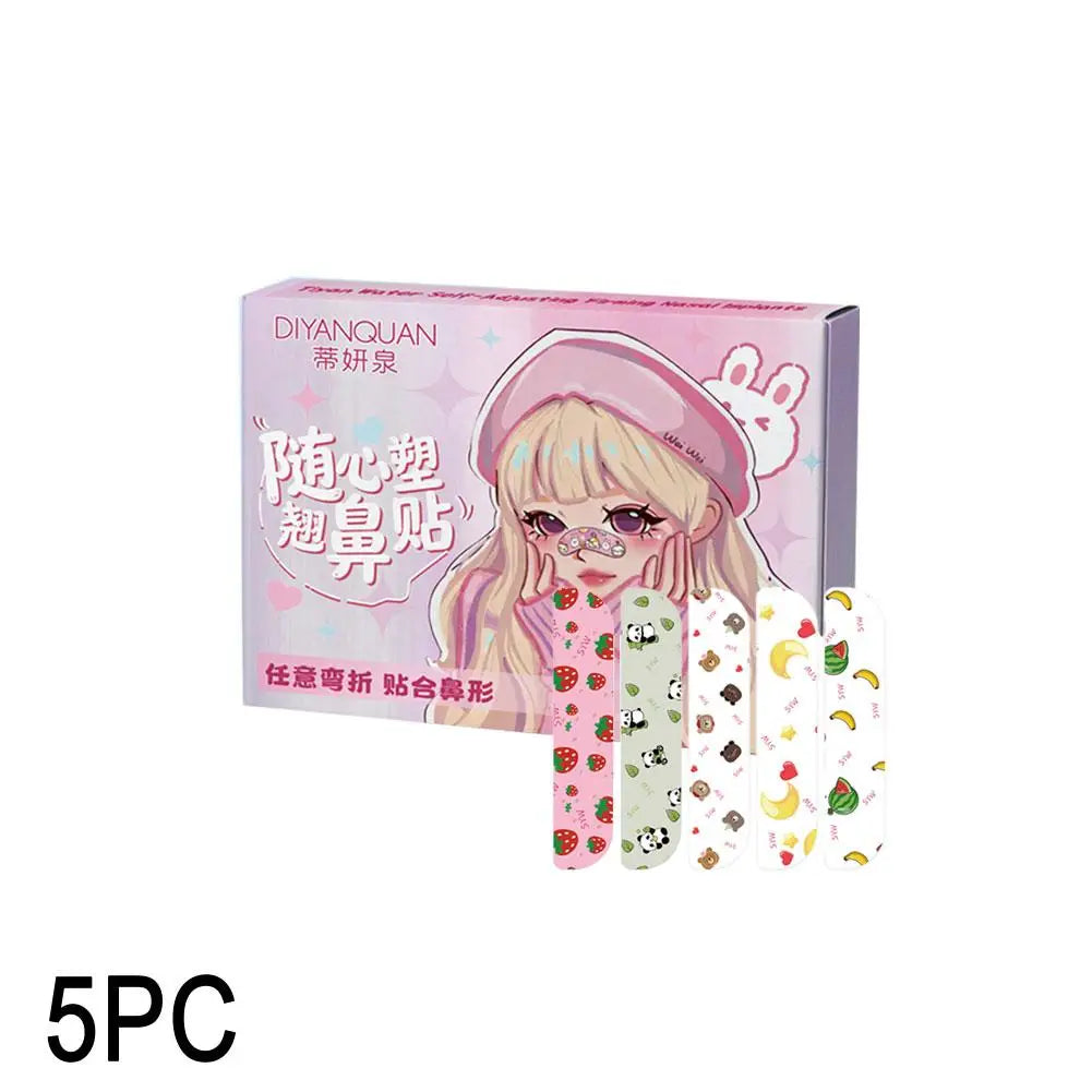 Flexible Nose Shaping Strips – Self-Adhesive Contour Patches for Daily Nose Contouring Peaceful Pleasures Health and Wellness 5pcs