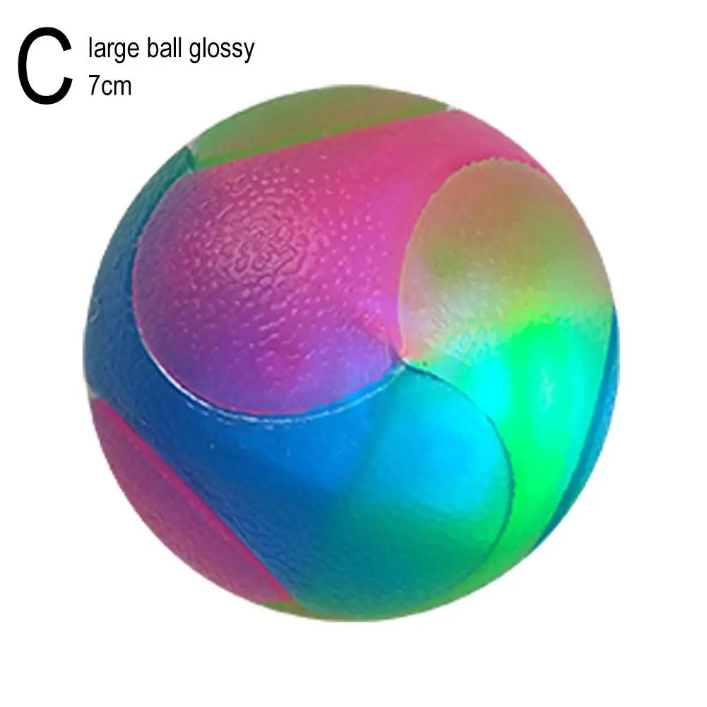 LED Flashing Ball Toy for Dogs & Cats | Glowing TPR Bounce Ball