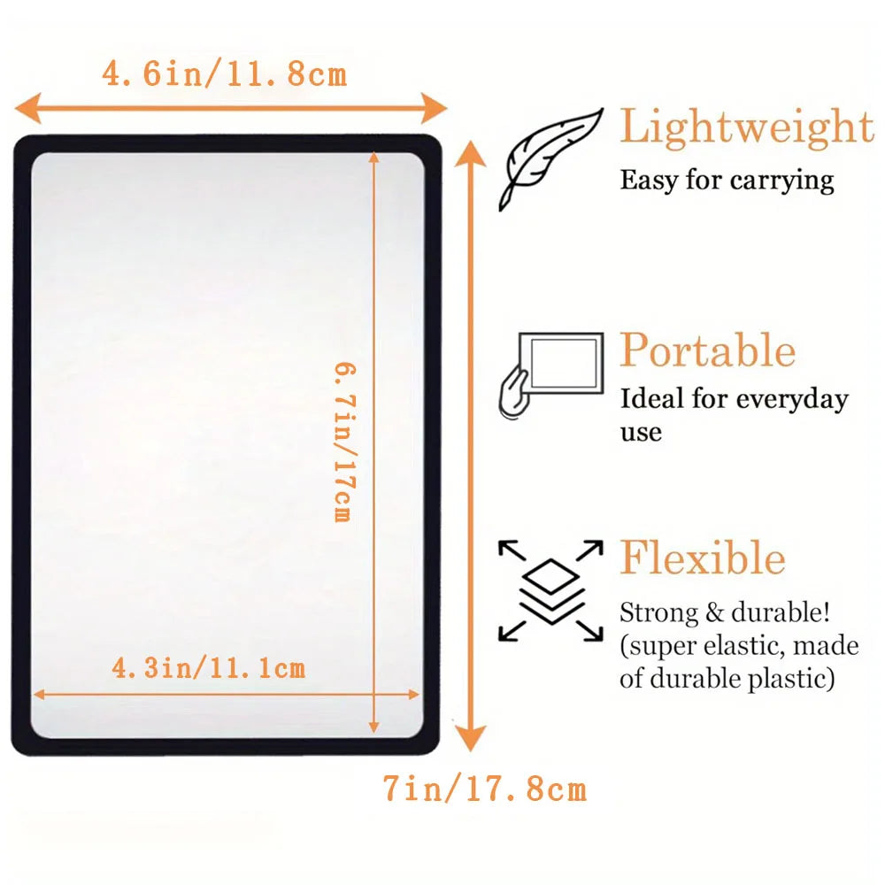 1 High-definition Transparent PVC Amplifier Ultra-thin Full Page