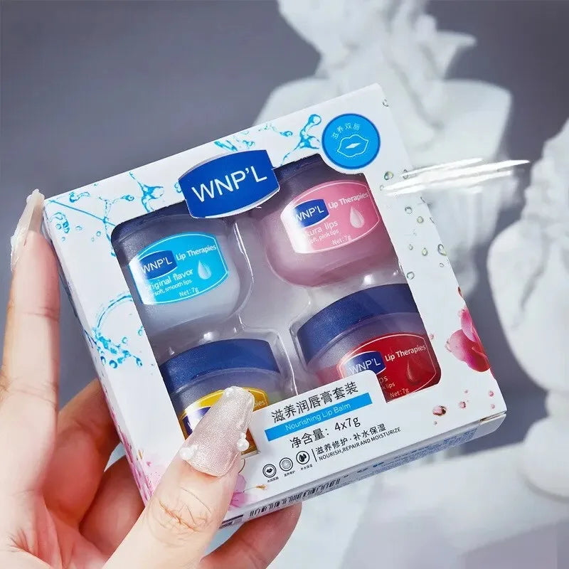 Moisturizing Lip Balm Set for Nourished Lips Peaceful Pleasures Health and Wellness 4pcs