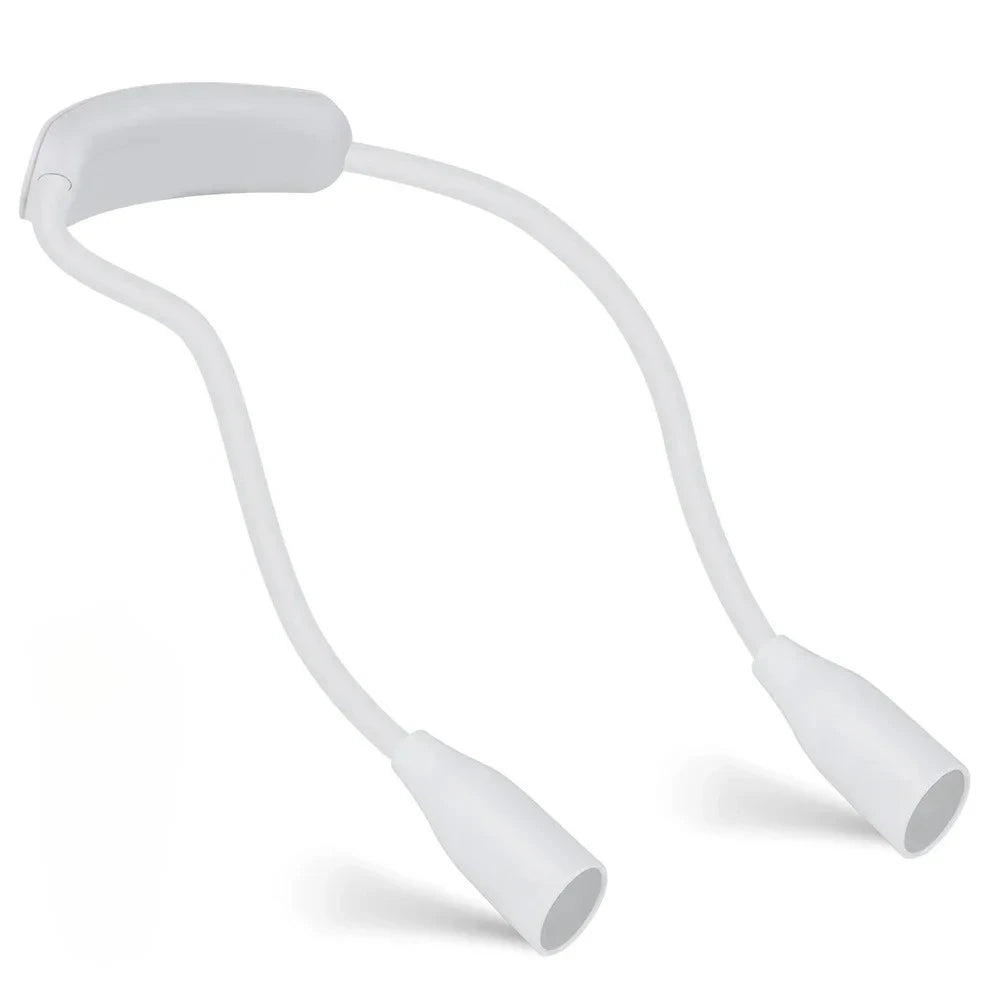 LED Neck Reading Light – 360° Flexible Arm, Battery Powered