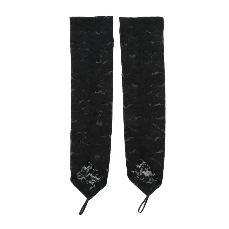 Gloves Bridal Wedding Dress Hook Finger Bright Diamond Lace Gloves Long Section Europe and The United States Popular Sexy Gloves Peaceful Pleasures Health and Wellness black