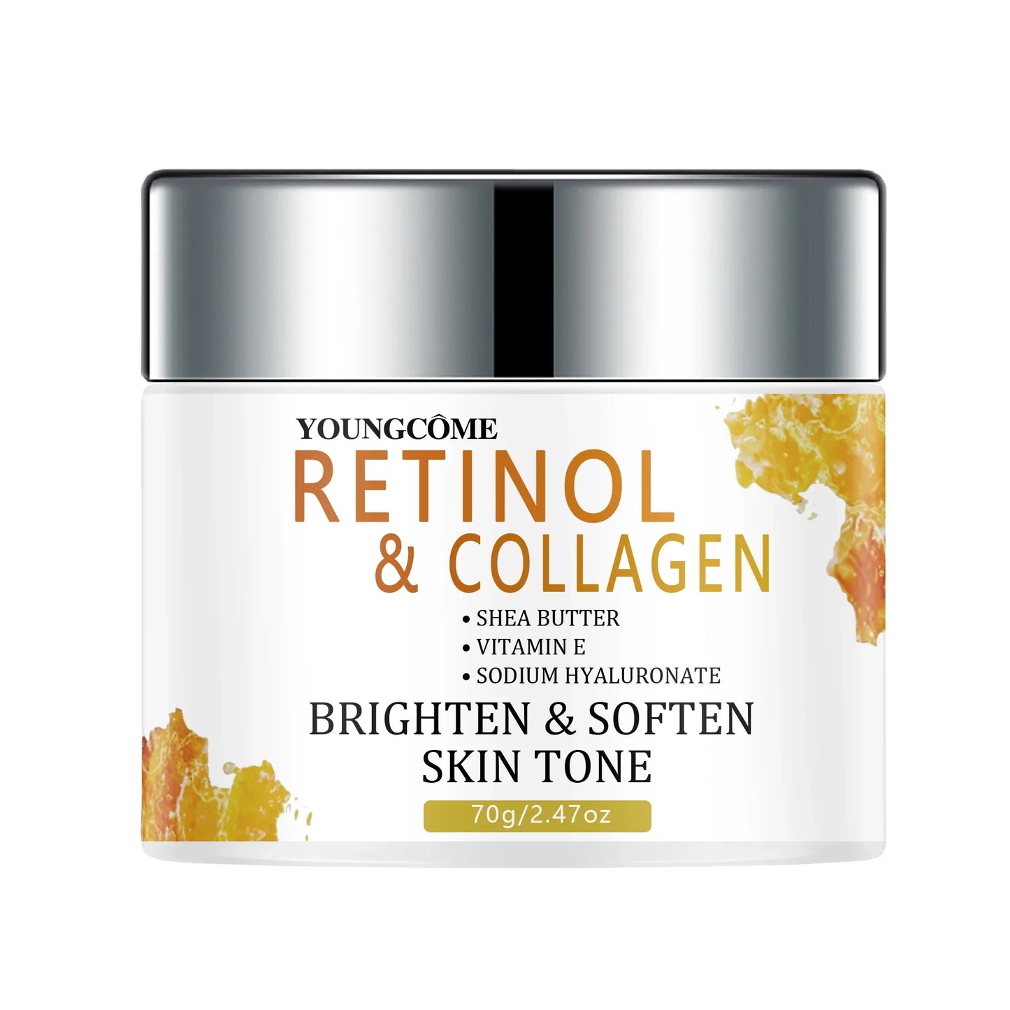 Retinol & Collagen Face Cream – Shea Butter, Vitamin E & Hyaluronate