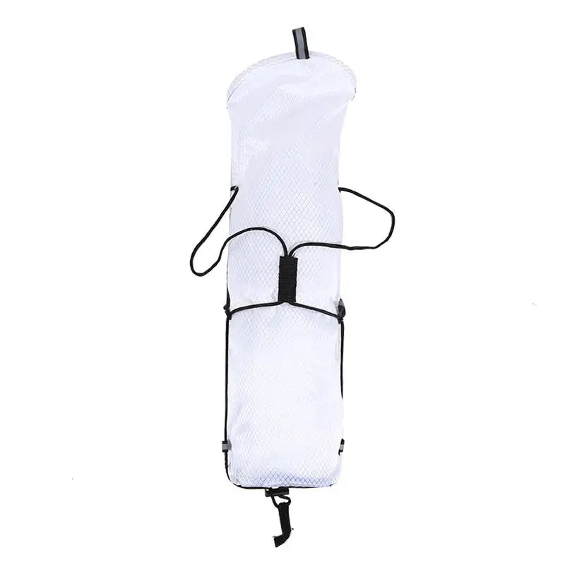 Outdoor Lightweight Hiking Cane Storage Bag Backpacking Trekking Poles Bag Portable Hiking Gear Accessory Peaceful Pleasures Health and Wellness White