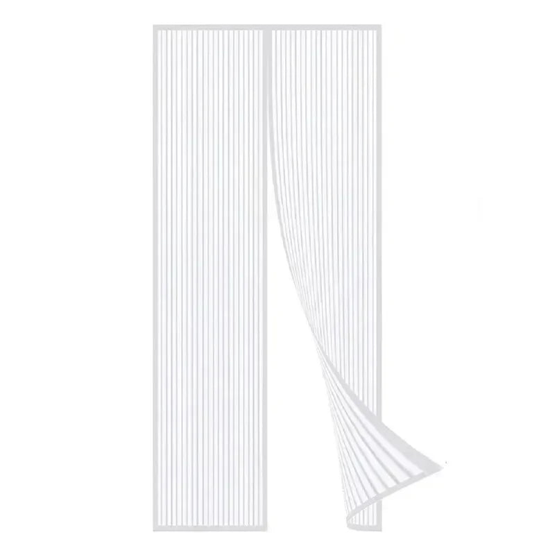 Magnetic Mosquito Net for Magnetic Window Mosquito Net Gauze Doorway Curtain Heat Insulation Anti-mosquito Curtains Living Room Peaceful Pleasures Health and Wellness White with Velcro 90x210cm
