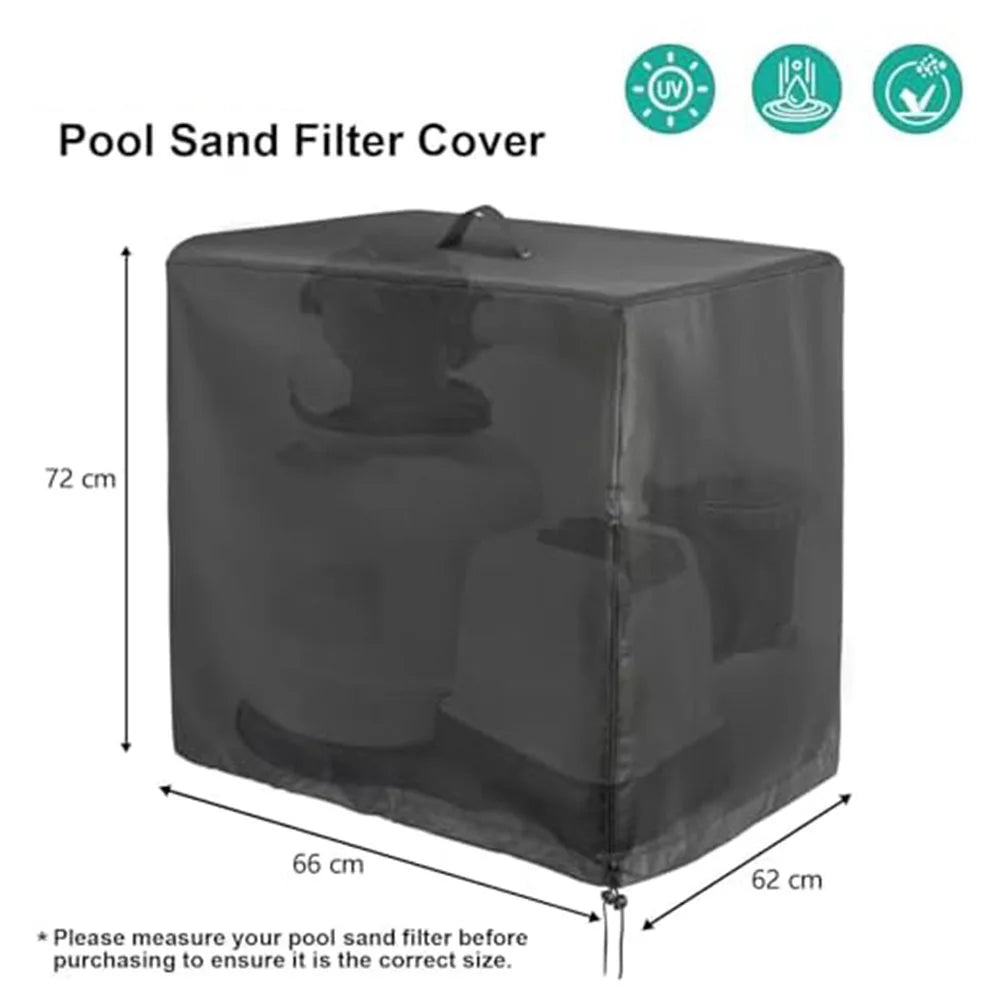 Waterproof Pool Sand Filter Pump Cover | 420D Oxford Cloth