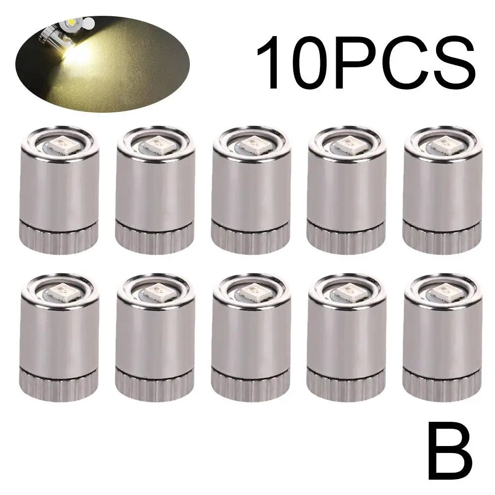 10-Pack Miniature LED Lights for Dollhouse & DIY Crafts Miniature Craft Lights Peaceful Pleasures Health and Wellness warm white