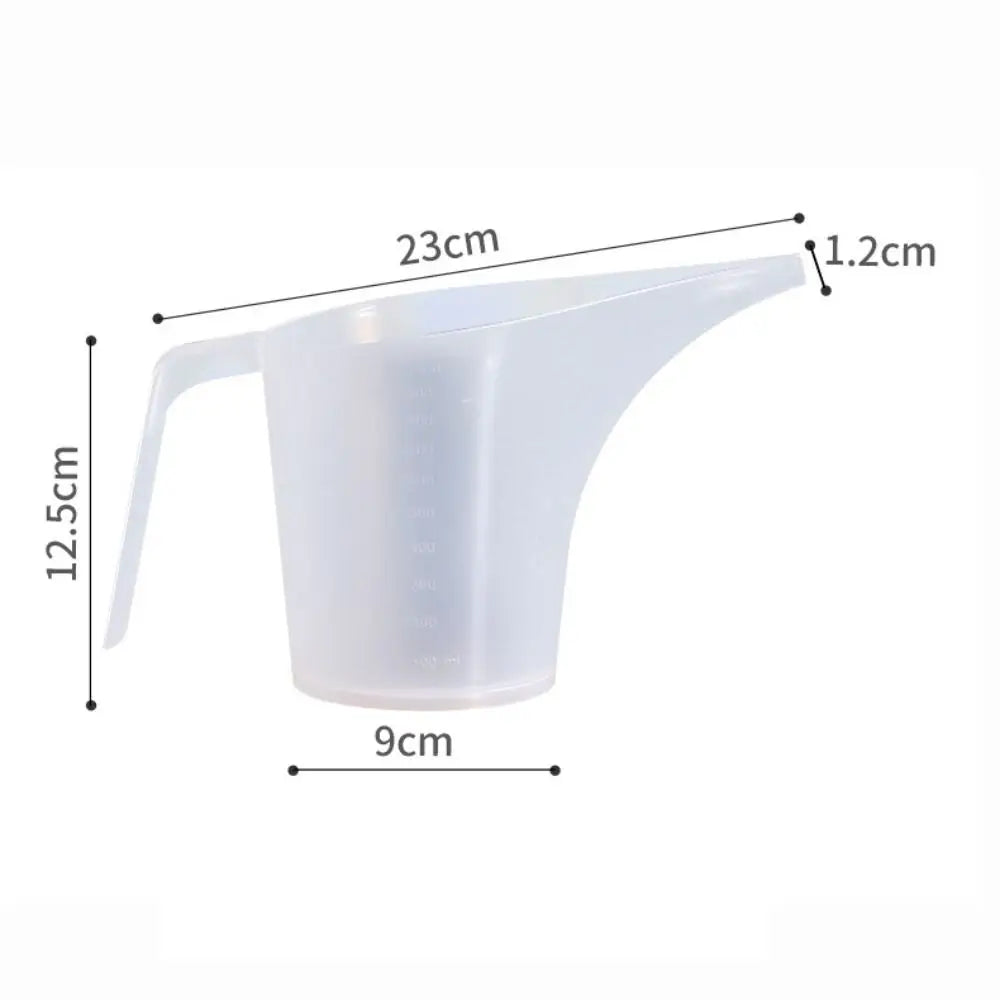 Measuring Tool 1000ML Measuring Cups Long Spout Plastic Tip Mouth Cups Graduated Liquid Container Funnel Pitcher Jug Peaceful Pleasures Health and Wellness