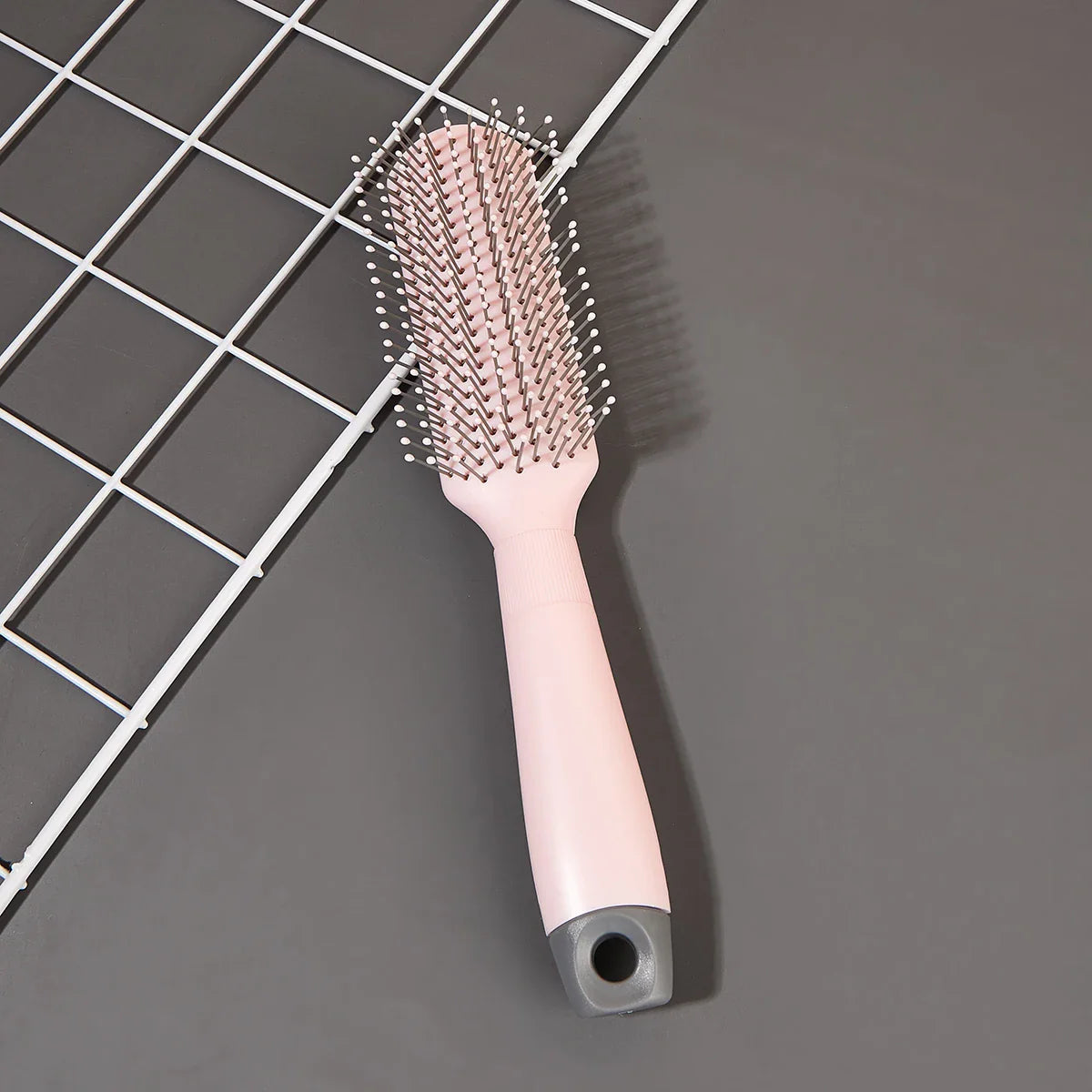 Anti-Static Detangling Hair Brush with Tail Fork & Scalp Massager