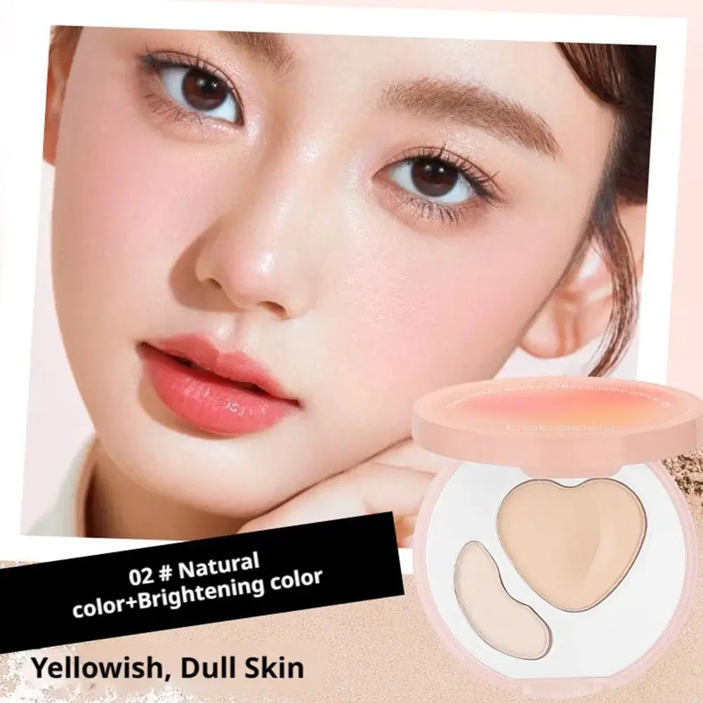 Natural Dual-effect Shiny Matte Three-dimensional Peach High Gloss Face Brighten Depression Integrated Groove High Gloss Cream Peaceful Pleasures Health and Wellness Natural color