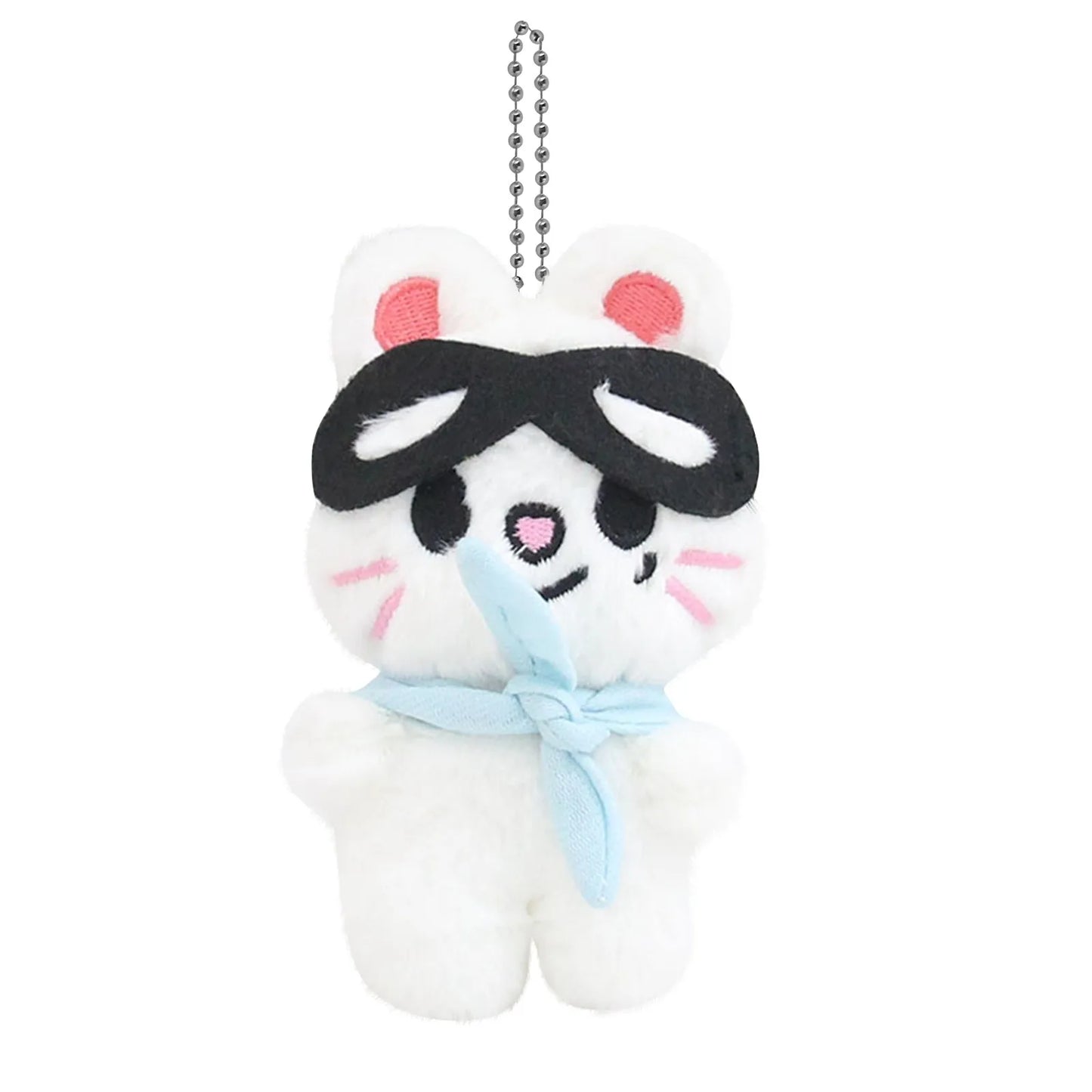 Cute Animal Plush Keychains – Rabbit, Husky & Chicken 6-Pack