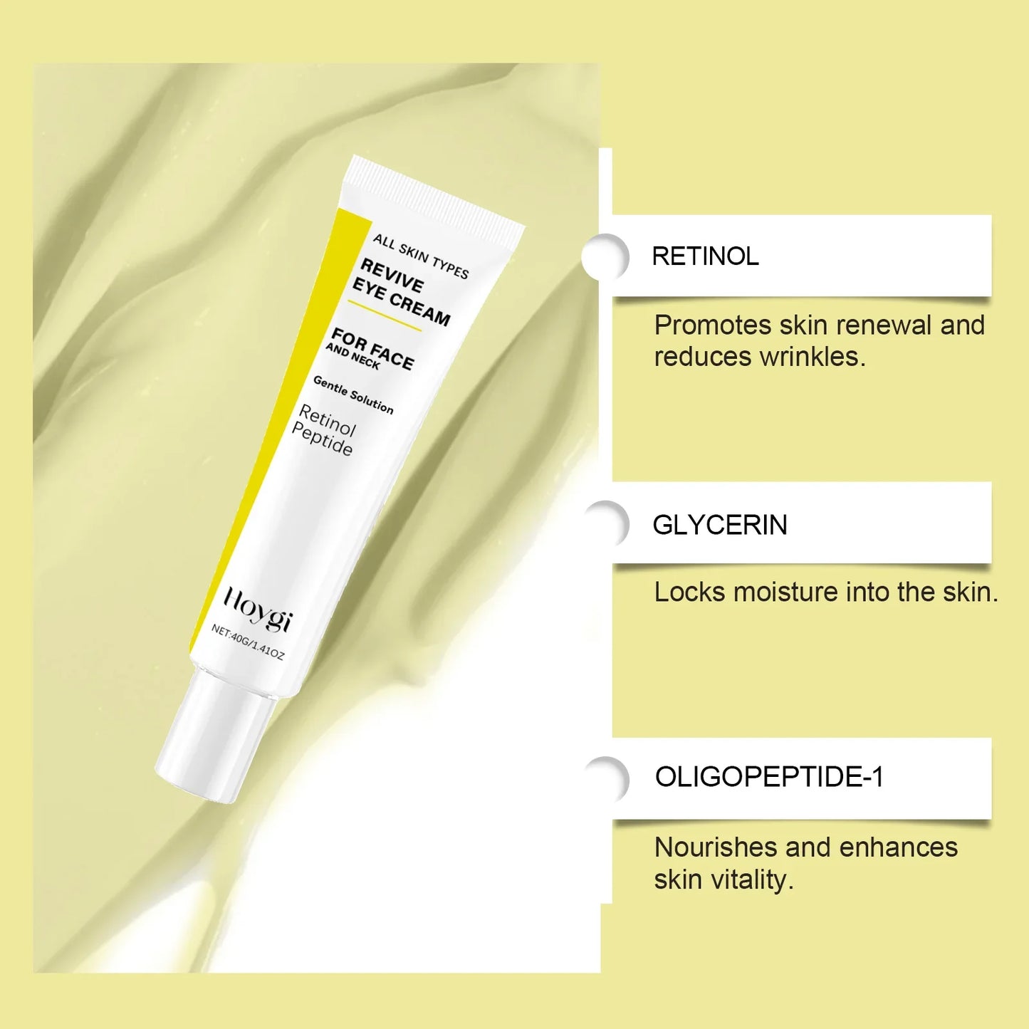 Hoygi Retinol Face Cream – Anti-Aging, Firming & Moisturizing