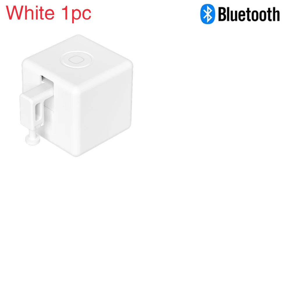 Tuya Bluetooth Smart Fingerbot PLUS Switch Finger Robot Button Pusher Remote Control for Alexa Google Assistant Voice Control Peaceful Pleasures Health and Wellness White PLUS 1pc