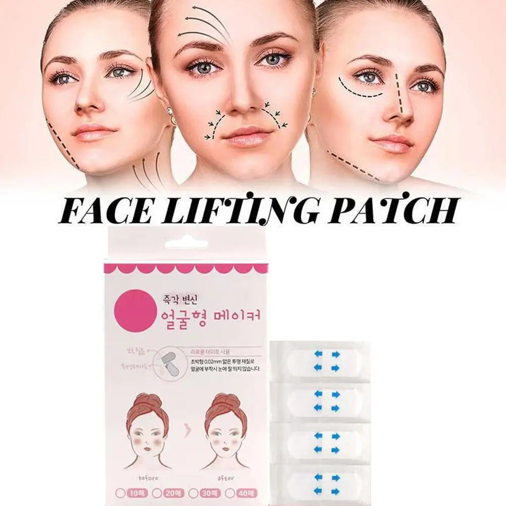 SADOER V-Shape Face Lift Tape – 40 Invisible Firming Patches