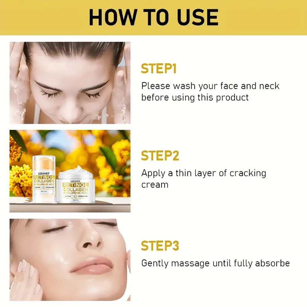 Retinol Collagen Skincare Set – Face, Neck & Chest Peaceful Pleasures Health and Wellness