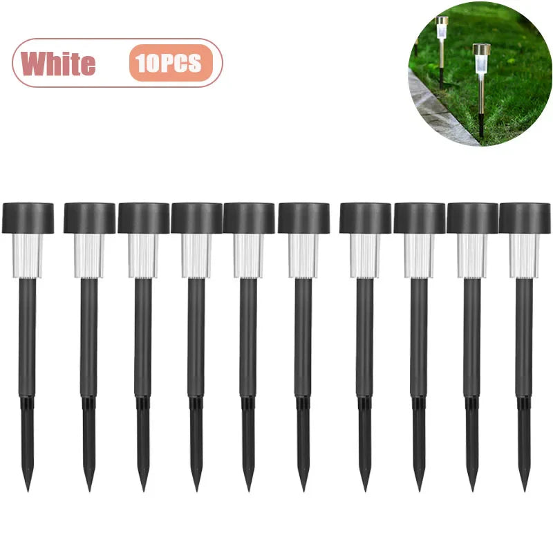 Solar Stainless Steel Pathway Lights | Waterproof Garden Stake