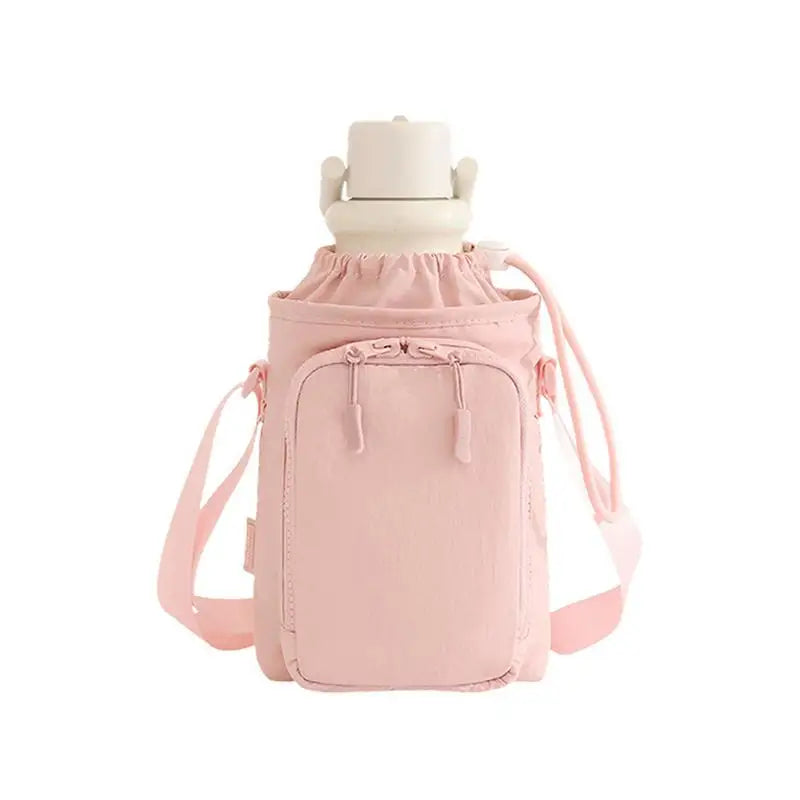 Insulated Water Bottle Bag with Adjustable Strap | Travel Sling