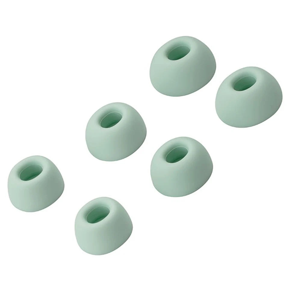 6PCS Silicone Ear Tips Fit For Redmi Buds6 Pro/ Buds5 Pro Ear Tips Earcup Sleeve S/M/L In Ear Buds Comfortable And Easy To Wear Peaceful Pleasures Health and Wellness green